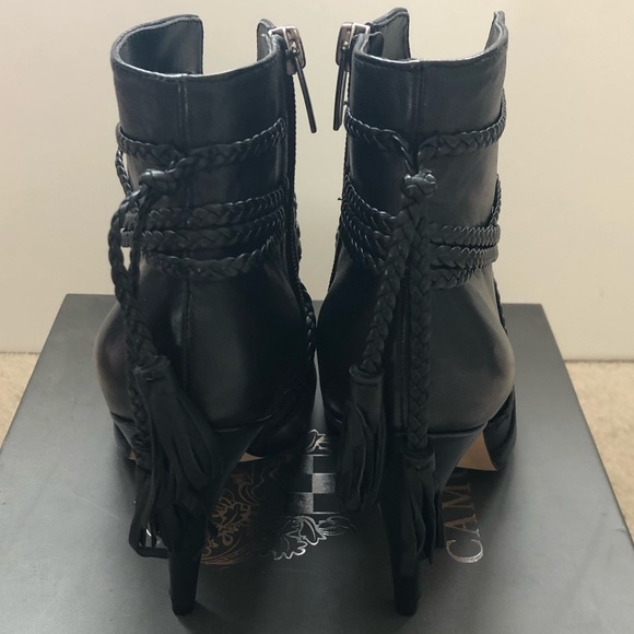 Vince Camuto Astan Leather Peep Toe Bootie // US 8 - Picture 3 of 5